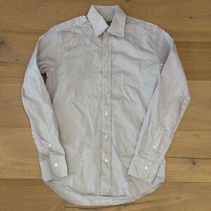 Canali Men's Elegant Checkered Dress Shirt